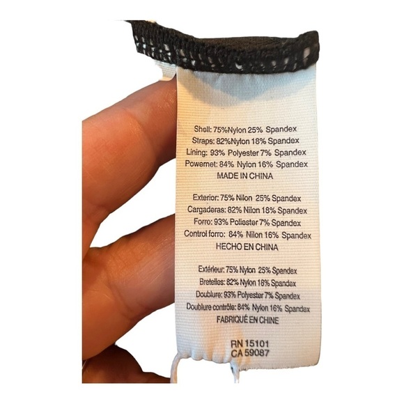 Bleu Rod Beattie Kore One Piece High Neck Lace Down Swimsuit Size 22W NEW - Picture 12 of 14